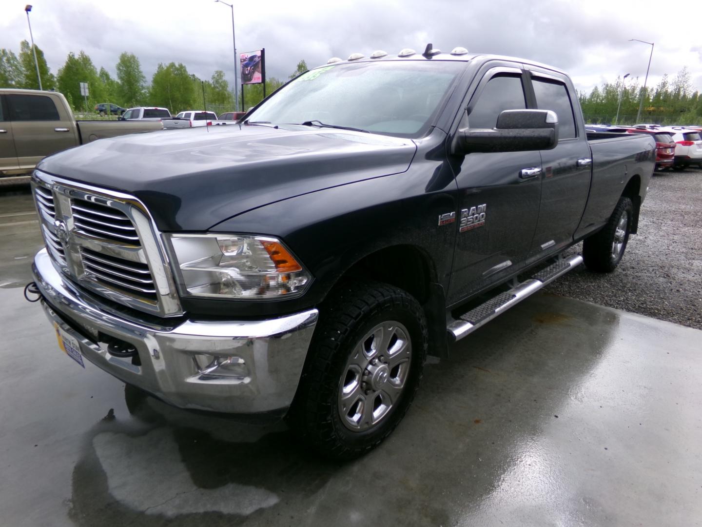 2014 Grey Dodge 3500 SLT Crew Cab LWB 4WD (3C63R3HJ6EG) with an 6.7L L6 engine, 6A transmission, located at 2630 Philips Field Rd., Fairbanks, AK, 99709, (907) 458-0593, 64.848068, -147.780609 - Photo#0